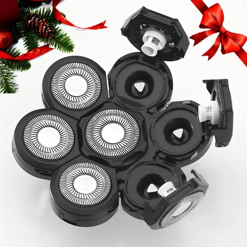 7-blade Electric Shaver Head, Replaceable Electric Shaver Head, Universal 6 In 1 Beard Shaver Head Beard Trimmer Head, Men's Beard Shaver Replacement Accessories 7-blade Electric Shaver Head, Replaceable Electric Shaver Head, Universal 6 In 1 Beard Shaver Head Beard Trimmer Head, Men's Beard Shaver Replacement Accessories