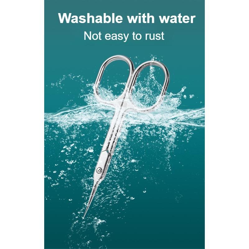 3-Piece Silver Stainless Steel Dead Skin Clipper Set, Paired with Portable Leather Storage Bag, Professional Keratin Trimming, Essential Tool for Nail Care