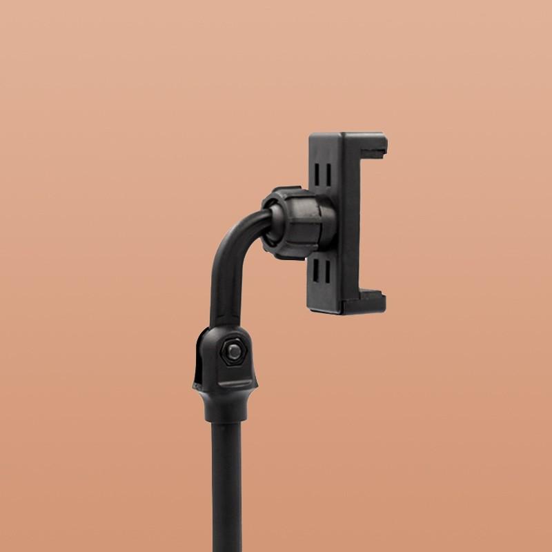 Phone Live Streaming Stand Adjustable Desk Mount, Universal Lazy Disk Phone Holder for Kuaishou Douyin Influencers, Desktop Smartphone Stand
