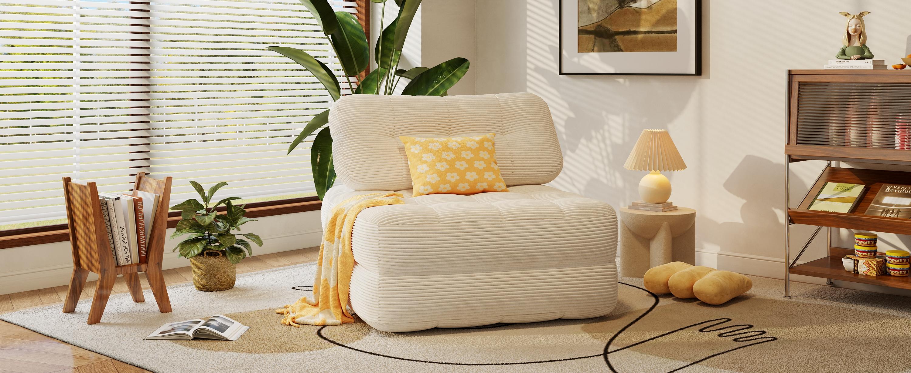 Yitahome 2-in-1 Foldable Sofa Bed, Super Comfy Chair Bed, with Pillow Foldable Mattress, with Support, Space Saver for Living Room, Bedroom, Guests