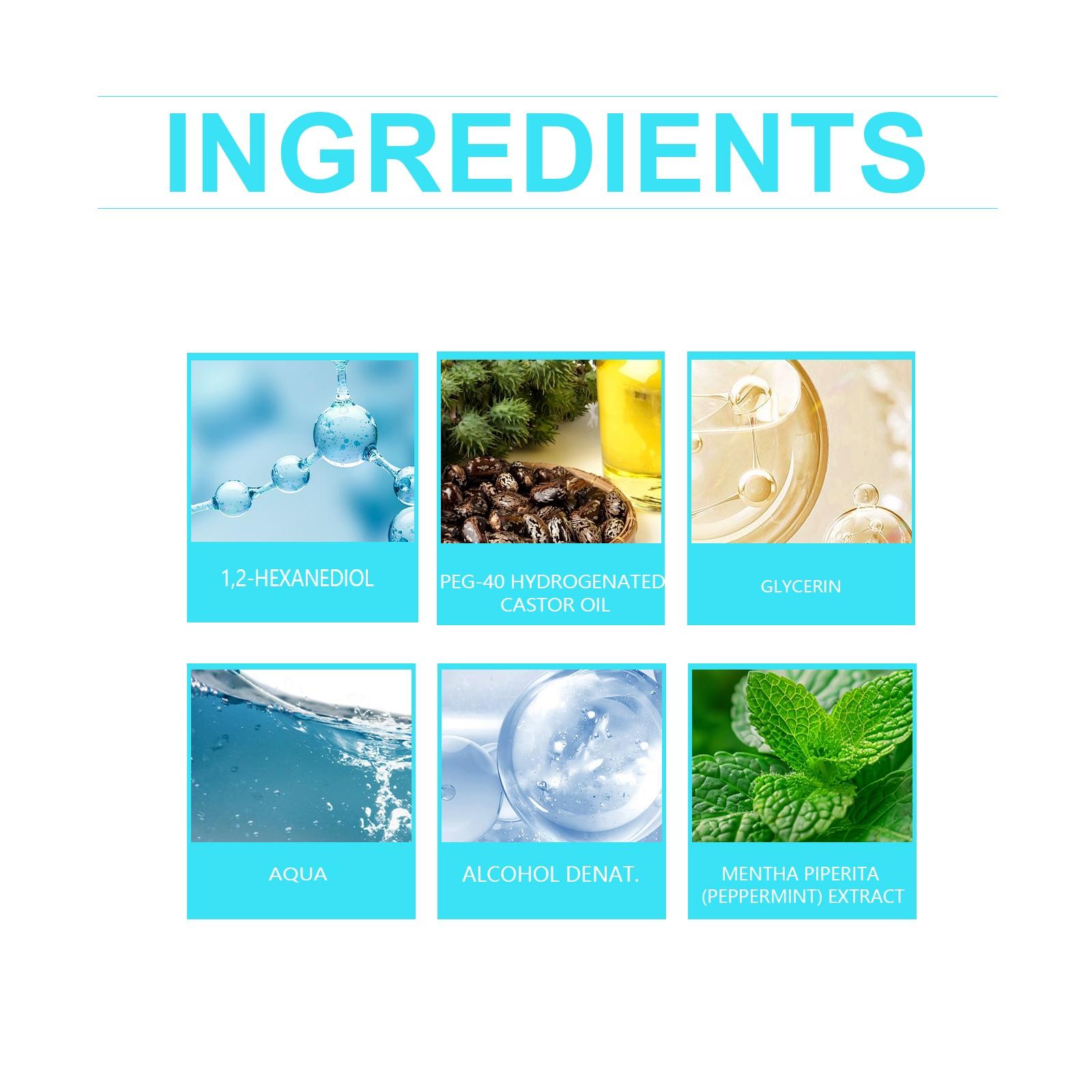 50ML Outdoor Cooling Spray, Portable Summer Body Refreshing Mist, Long-Lasting Cool Scent, Essential for Outdoor Travel, Suitable for All Skin Types