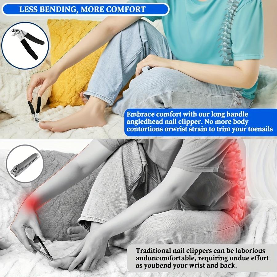 5Pcs Ingrown Toenail Tool Kit, Heavy Duty Stainless Steel Toenail Clippers for Thick Nails, Professional Pedicure Set for Ingrown & Hard Nails, Perfect for Seniors & Home Use