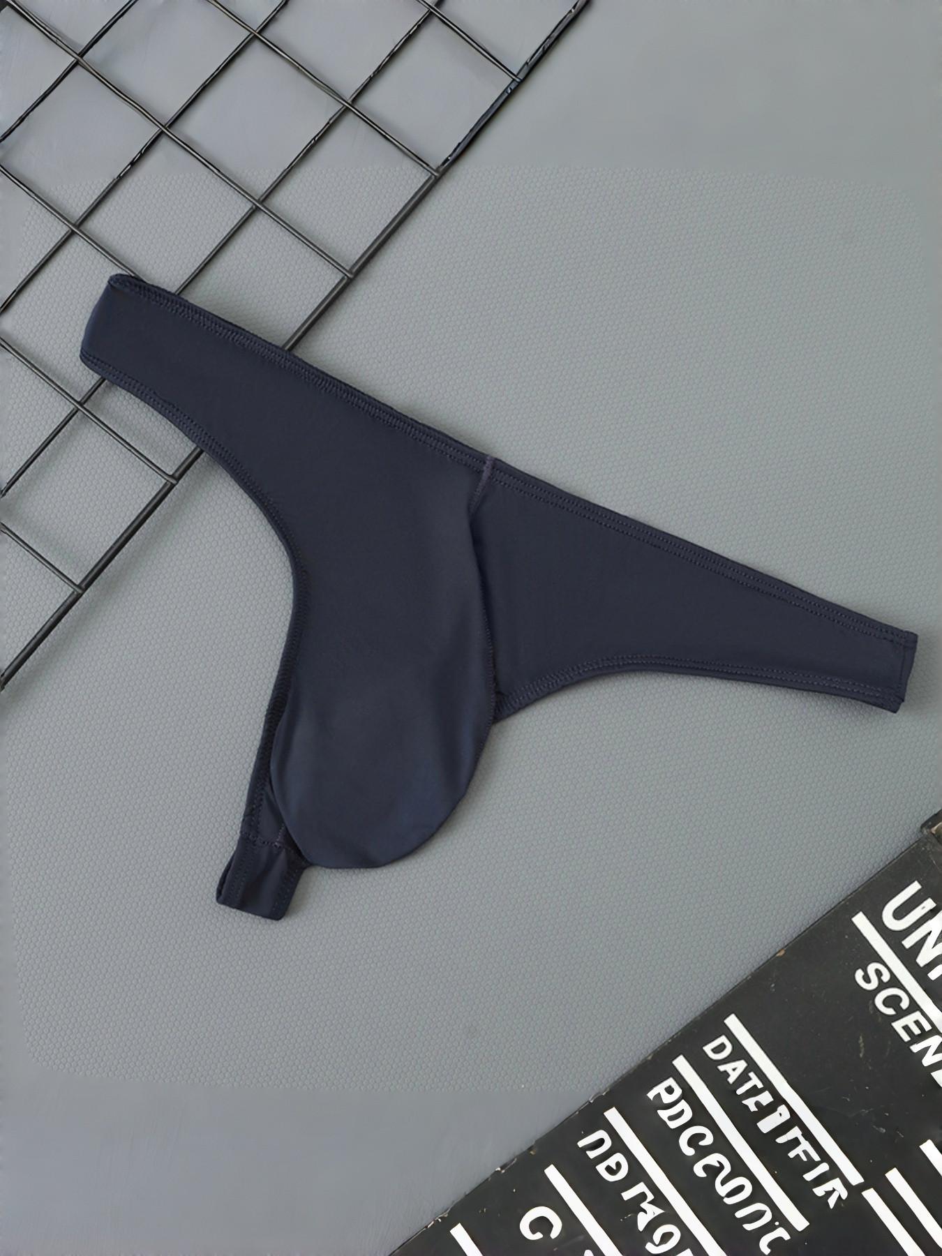 5-Pack Men's Ice Silk Breathable Thin Sexy Low Waist Trunk, Fashion Nightwear, Valentine's Day Gift, New Year Present, Couple Underwear