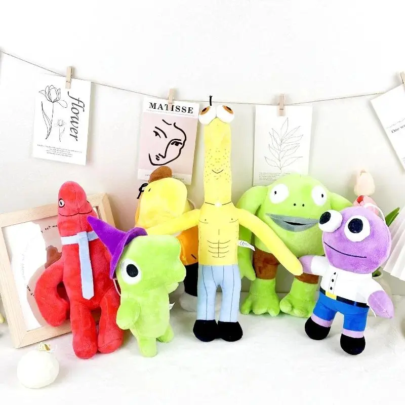 New Cartoon Smiling Friends Plush Toys Mr Frog Stuffed Doll Toy Kawaii Home Decoration Doll Fans Holiday Gifts Plush Toy