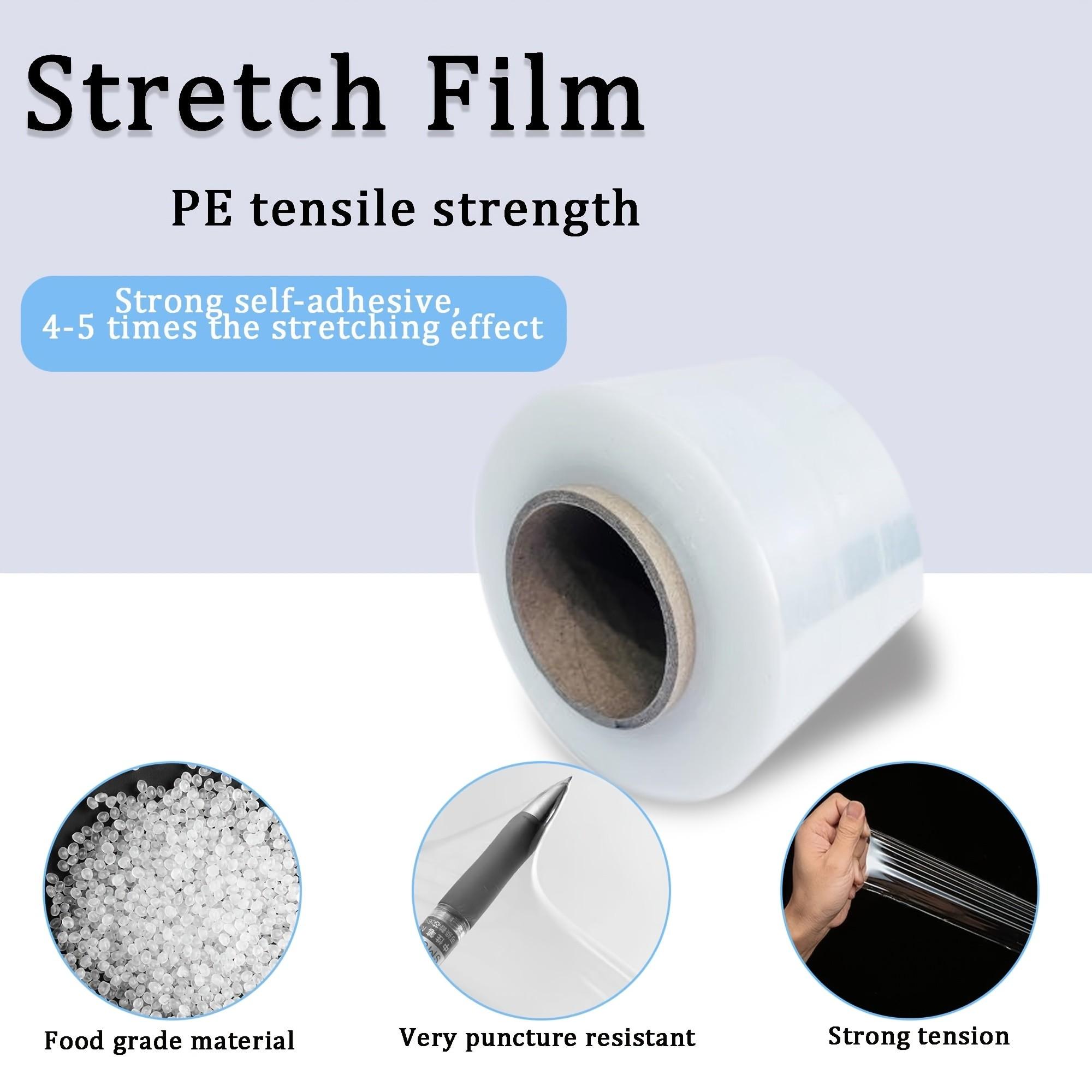 Stretch Film Roll 7874 Inches, Non-Heating Bottle Sealing Machine, Easy-To-Use Packaging Supplies, Suitable for Bottles and Cans