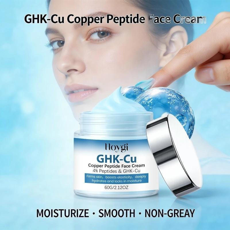 4 % Ghk-Cu Copper Peptide Cream Copper Peptide Face Cream Boost Elasticity Strengthen Skin Barrier Nourishing Firming Hydrating Moisturizing Skin Care 4 % Ghk-Cu Copper Peptide Cream Copper Peptide Face Cream Boost Elasticity Strengthen Skin Barrier Nourishing Firming Hydrating Moisturizing Skin Care