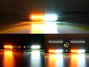 Nilight 8PCS Led Strobe lights 12LED Amber White  Light 12V 24V Surface Mount Flashing Warning Hazard Beacon Lights Ultra Slim Sync Feature Mini Grille for Cars Trucks Off Road Vehicles SUV Side Lamp Bulbs  dealsforyoudays