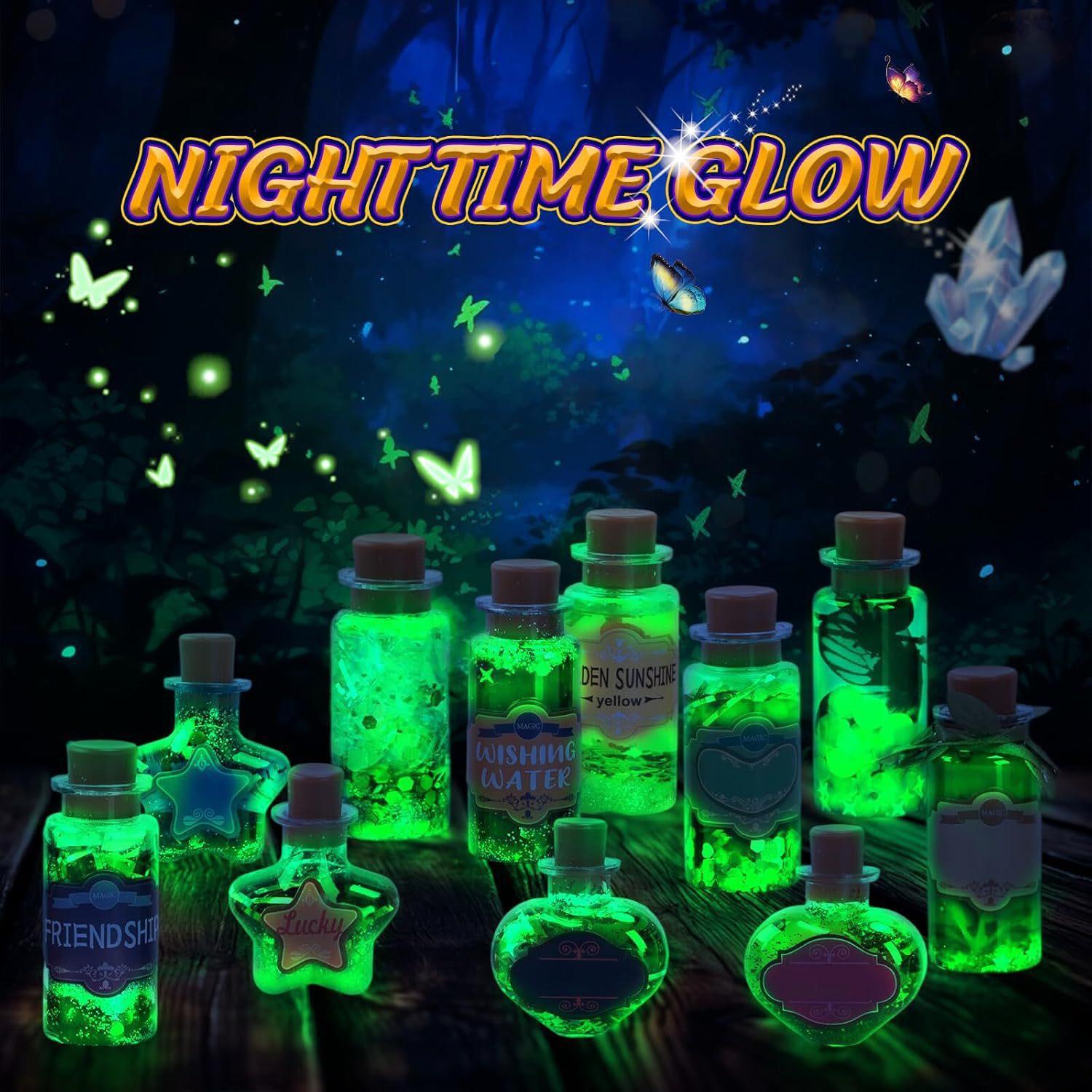 Enchanting Fairy Potion Kit, New Magic Potion Craft Set, Kids Glowing Potion Art Supplies, Includes Bottles, Perfect Gift for Boys & Girls over 6