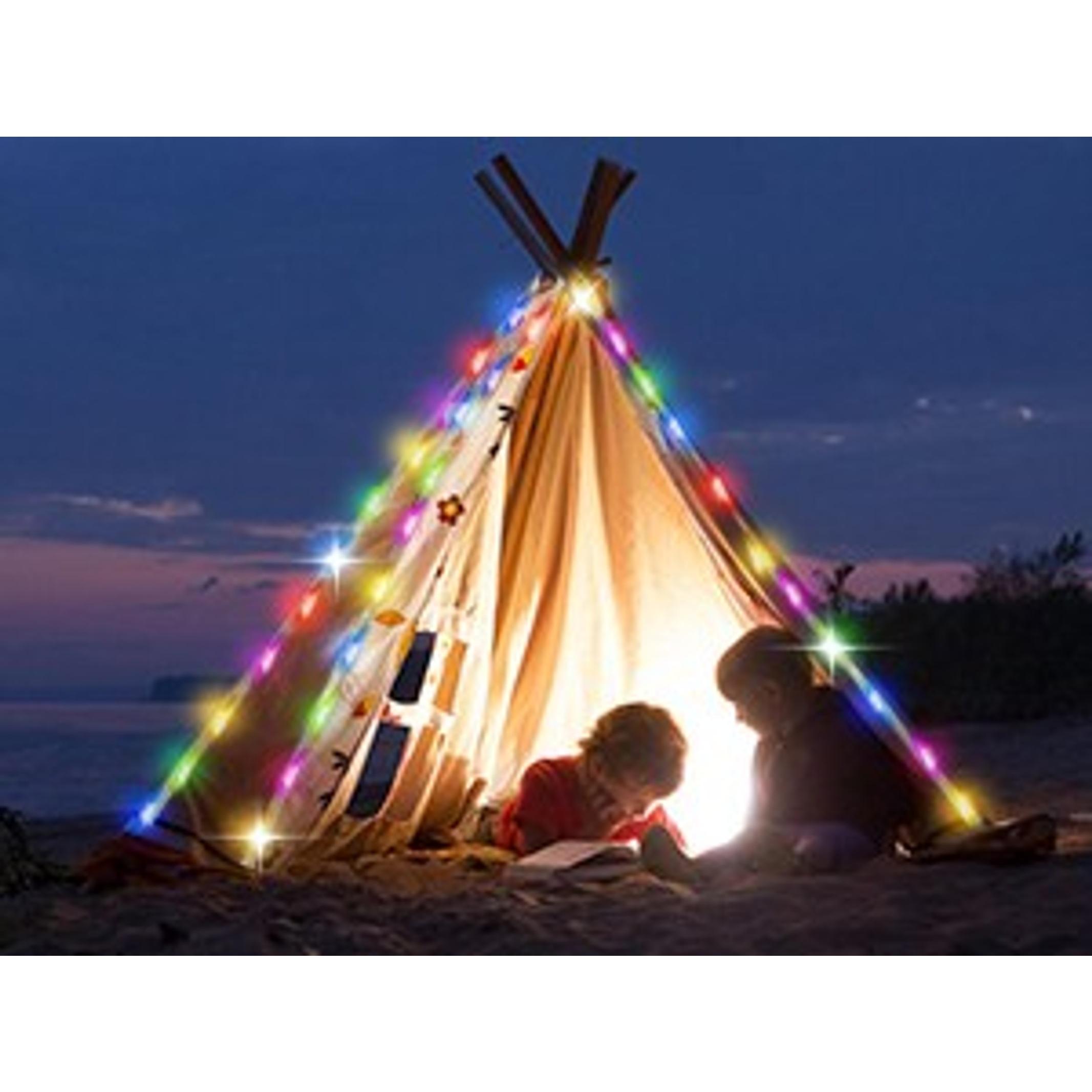 50FT 150 LED Solar Rope Lights, 18 Colors with Timer, 5 Modes, Waterproof Remote Control String Lights for Outdoor Camping Classroom Party Festival DecorationGift