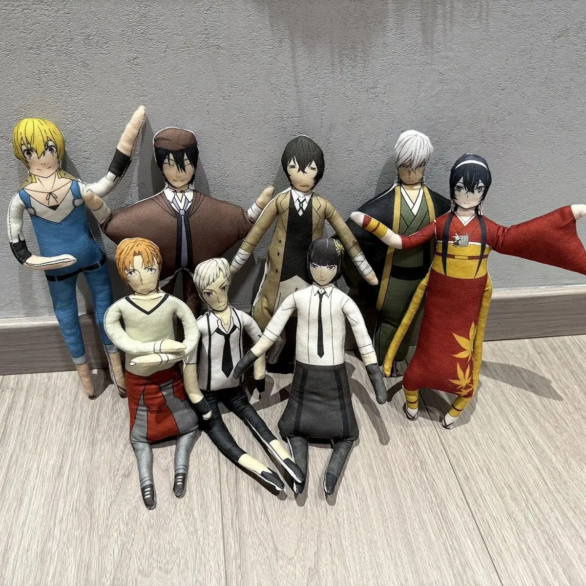 2026 Popular Japanese Anime Action Figures & Cotton Plush Dolls - Bungou Stray Dogs Dazai Atsushi Edogawa Kunikida Doppo - Room Decoration, Festival Gift Toys
