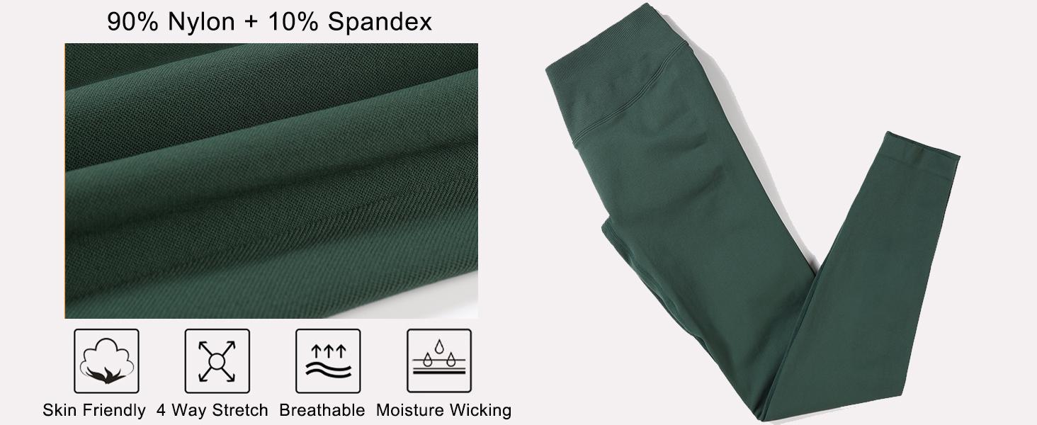 AUROLA Influence Collection Workout Leggings for Women,No Roll Up Squat Proof New Scrunch Seamless Compression Gym Pants SpringStatements