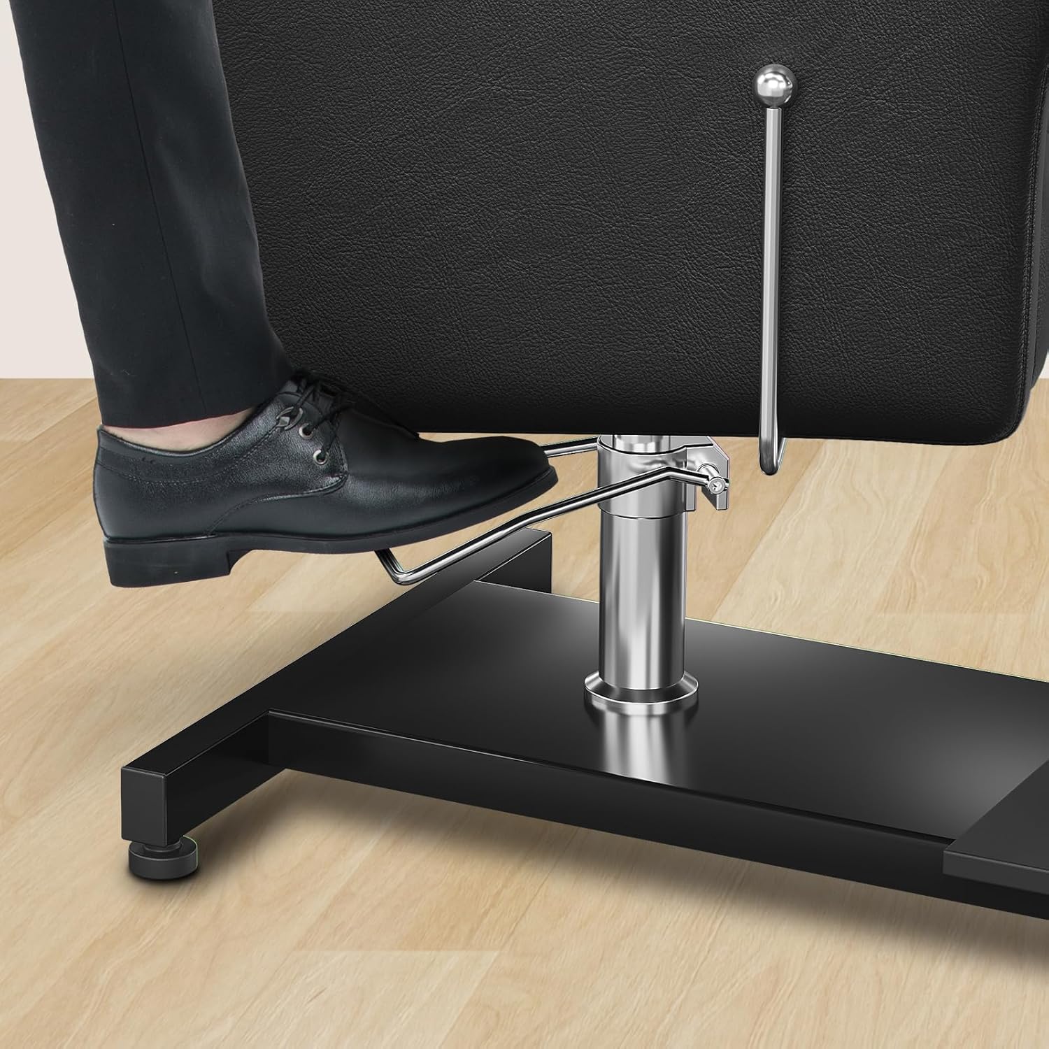 Reclining Pedicure Chair with Hydraulic Lift, Stool, Footrest & Massage Basin, Adjustable Pedicure Unit Station, 360 Swivel Spa Station Pedi Chair for Foot Bath Beauty Spa Salon Salon Home Use