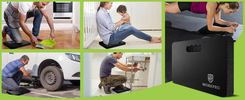 #JumpstartSale WORKPRO Extra Thick Kneeling Pad, Soft Foam Cushioning for Knee, Large Foam Kneeler Mat for Gardening, Bathing Baby, Workout Supplies, 17.5 x 11 x 1.5 in #JumpstartSale WORKPRO Extra Thick Kneeling Pad, Soft Foam Cushioning for Knee, Large Foam Kneeler Mat for Gardening, Bathing Baby, Workout Supplies, 17.5 x 11 x 1.5 in