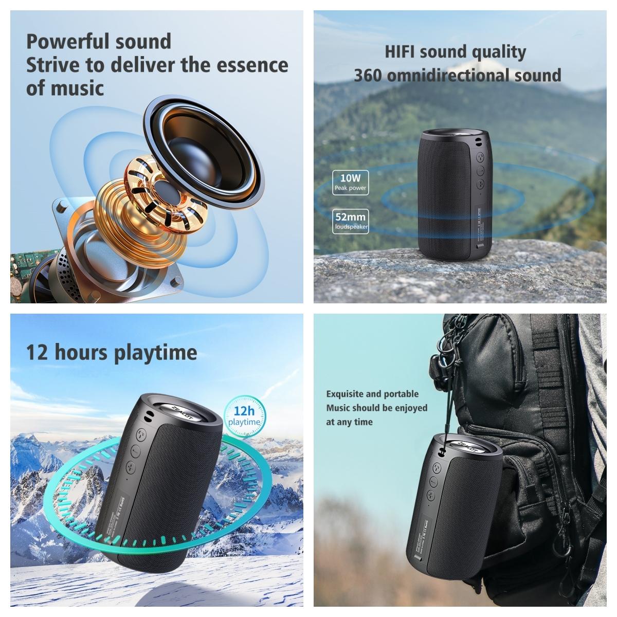 ZEALOT S32 Portable Wireless Speaker, Rechargeable Waterproof IPX4 Speaker, Stereo Pairing Speaker for iOS & Android, Bluetooth Speaker, Loud Volume & Deep bass, Desktop Speaker, Portable Waterproof Speakers #GLOBAL PICKS ZEALOT S32 Portable Wireless Speaker, Rechargeable Waterproof IPX4 Speaker, Stereo Pairing Speaker for iOS & Android, Bluetooth Speaker, Loud Volume & Deep bass, Desktop Speaker, Portable Waterproof Speakers #GLOBAL PICKS