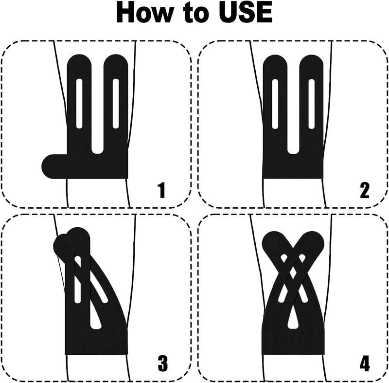 Precut Kinesiology Tape for Knees – Waterproof & Elastic Athletic Tape for Knee Support, Stability & Pain Relief | Breathable, Hypoallergenic & Latex-Free | Ideal for Basketball, Running & Training