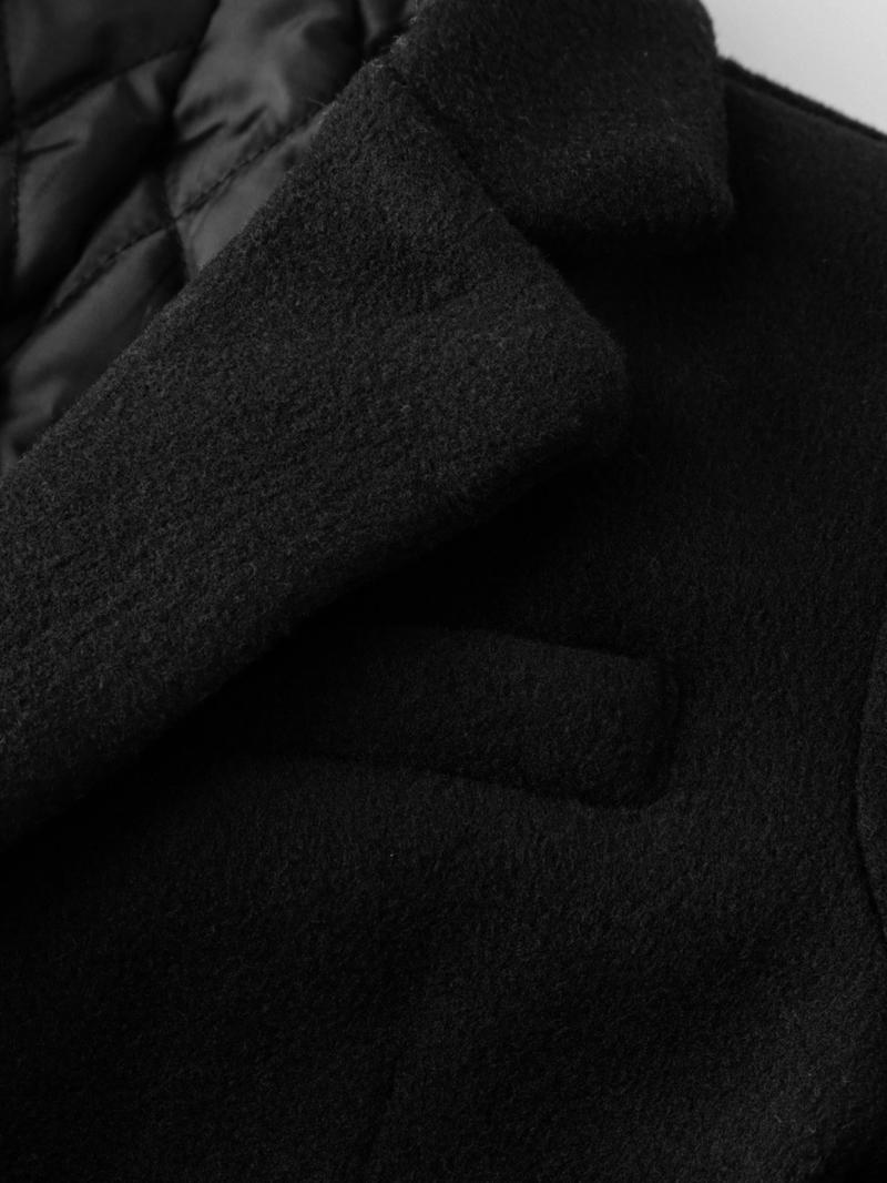 LUOBOKIDS: Boys' and Girls' Mid to Long Autumn Coat, Suitable for Children with a Height of 90-160cm, Western College Wind Coat, Winter Warm Jacket