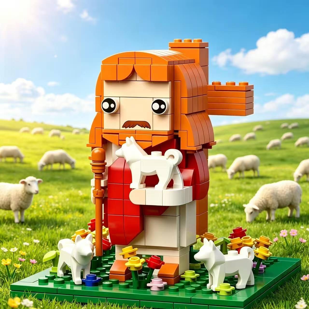 High-Quality Jesus Building Blocks, Ideal for Faith Development, Perfect Family Collection, Best Choice for Home Display