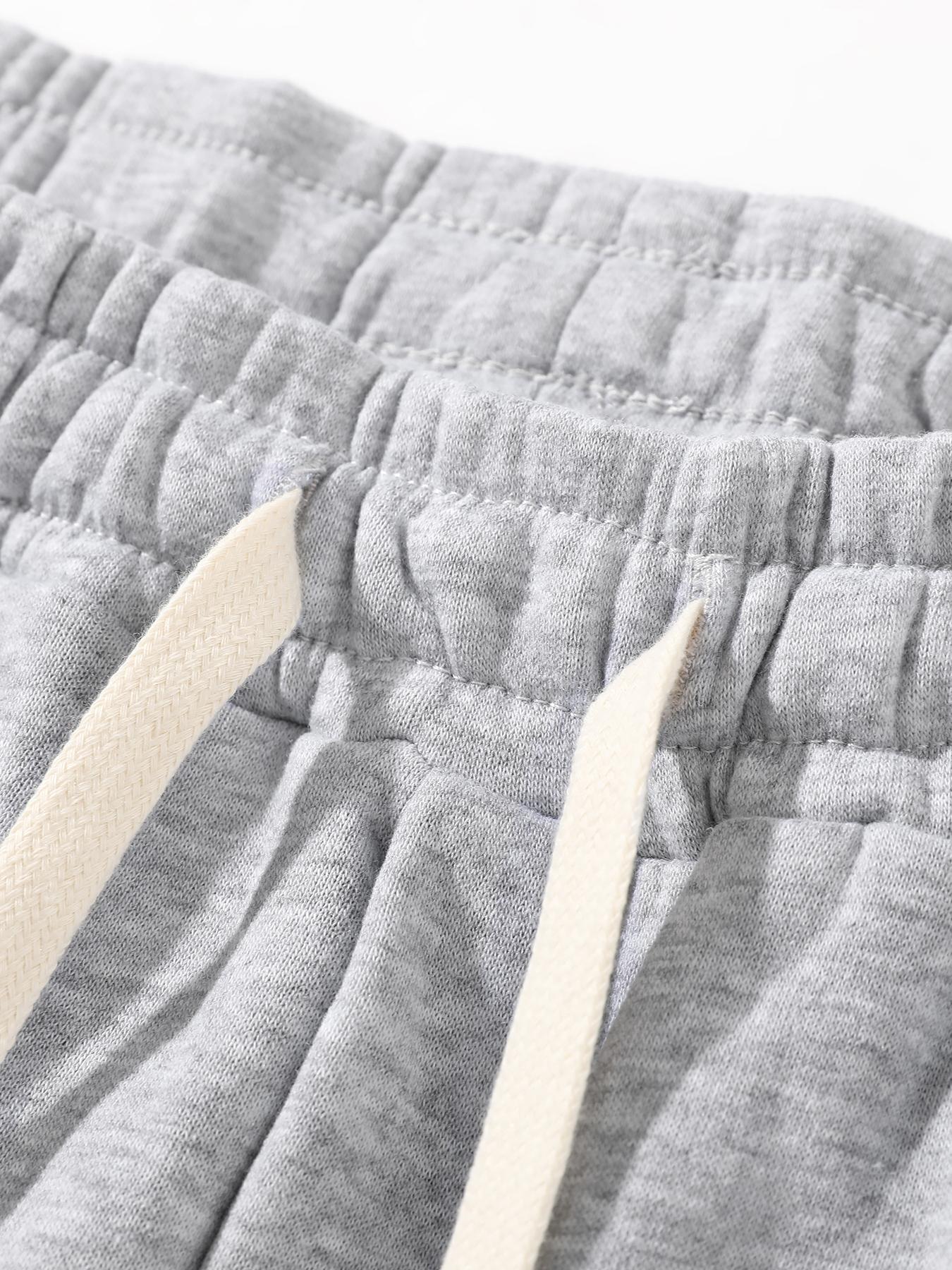 Men's Casual Wide Leg Shorts, Elastic Drawstring Waist, Soft Comfortable Fabric, Perfect for Daily Wear & Sports Activities