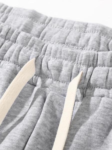 Men's Casual Wide Leg Shorts, Elastic Drawstring Waist, Soft Comfortable Fabric, Perfect for Daily Wear & Sports Activities, Drawstring Active Shorts