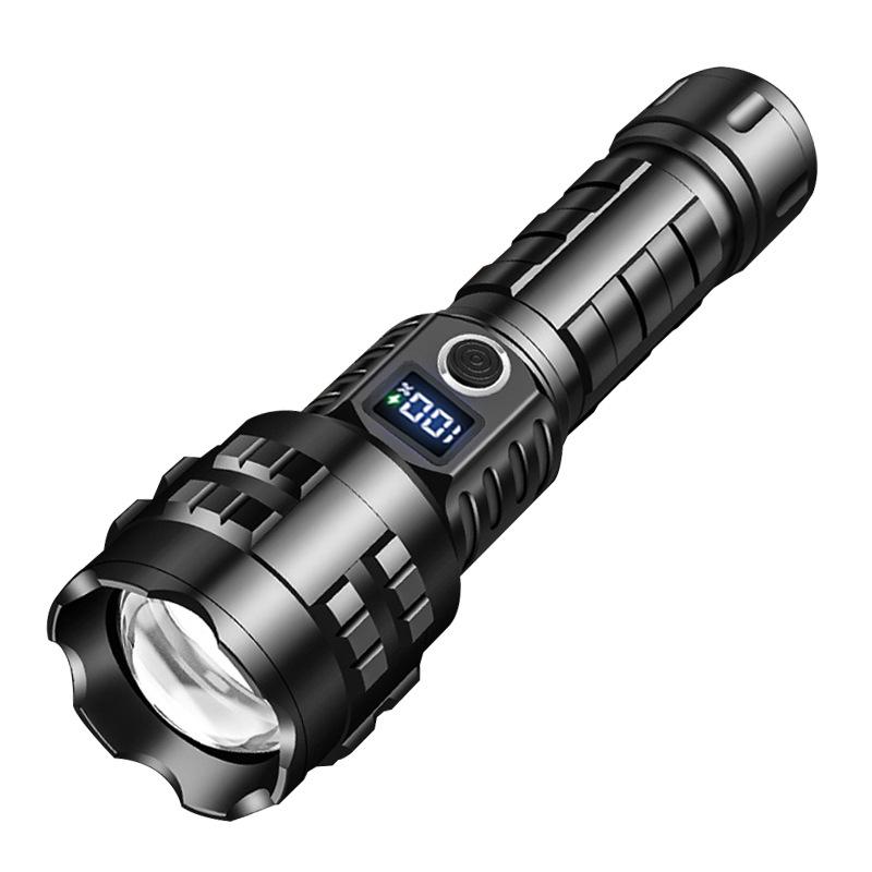 Multifunctional High Brightness Flashlight, Rechargeable Battery, 5 Lighting Modes, Outdoor Cycling, Camping, Hiking, Home Illumination