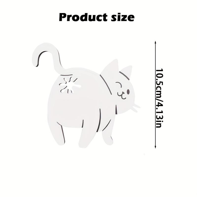 [Cat Bread Clip] Cat Butt Bread Clip - 3D Printed Humorous Kitchen Gadget - Plastic Bag Holder for Bread & Snacks - Cute Animal Pantry Storage Accessory - Quirky Home Decor Gift - Playful Design - Lightweight Accessory - Pet Lovers