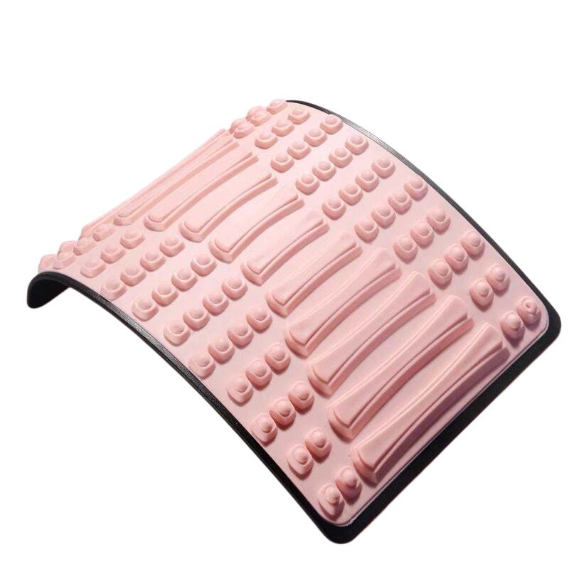 Back Stretching Device for Lower Back Pain Relief, Adjustable Metal Support, Spinal Decompression and Posture Corrector, Back Massage