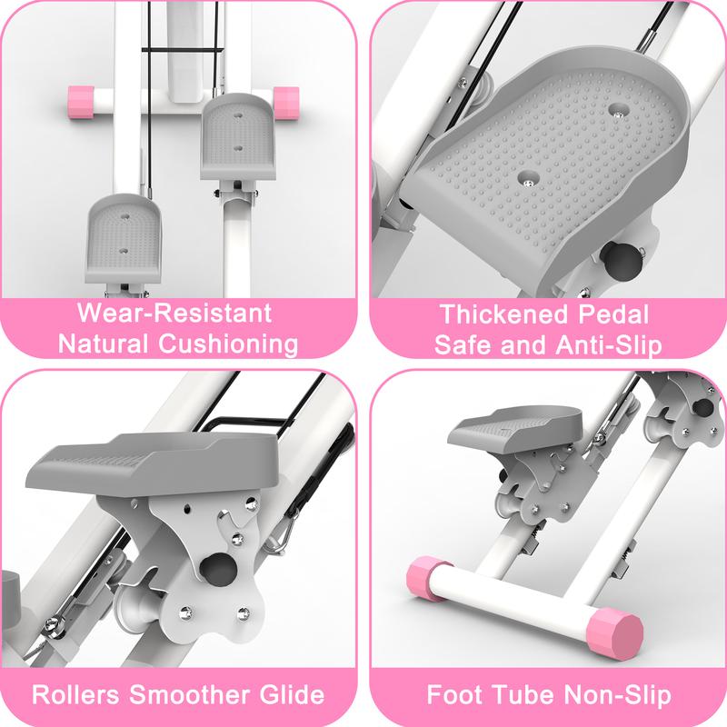 330lbs Stair Stepper Climber Machine with Handlebar Upgrade Vertical Climber Workout Machine for Full Body Climber Stepper Home Fitness Equipment for Women Men