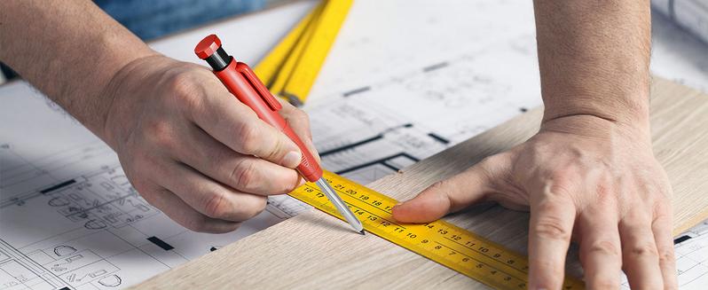 STAGEEK 34 Pack Carpenter Pencil Set with Sharpener, Mechanical Carpenter Pencils with Deep Hole Long-Nib Marker Pens, Carbide Scribe Tool & Construction Pencils for Architect Woodworking with Case