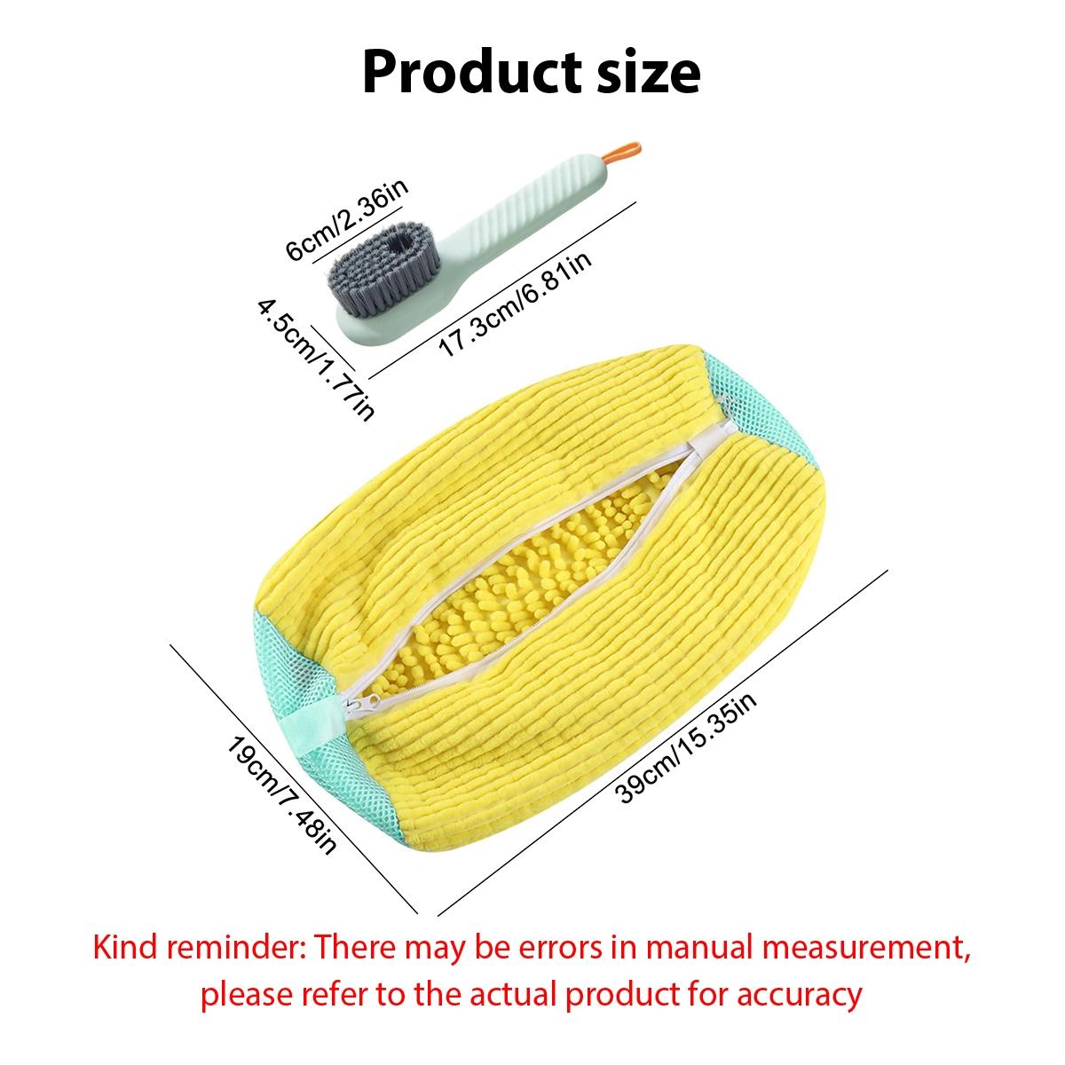 Durable Reusable Shoe Bag, Fits All Shoes, 360° Cleaning, Home Washing Machine Protection, Prevents Deformation, Travel Laundry, Wash Bags