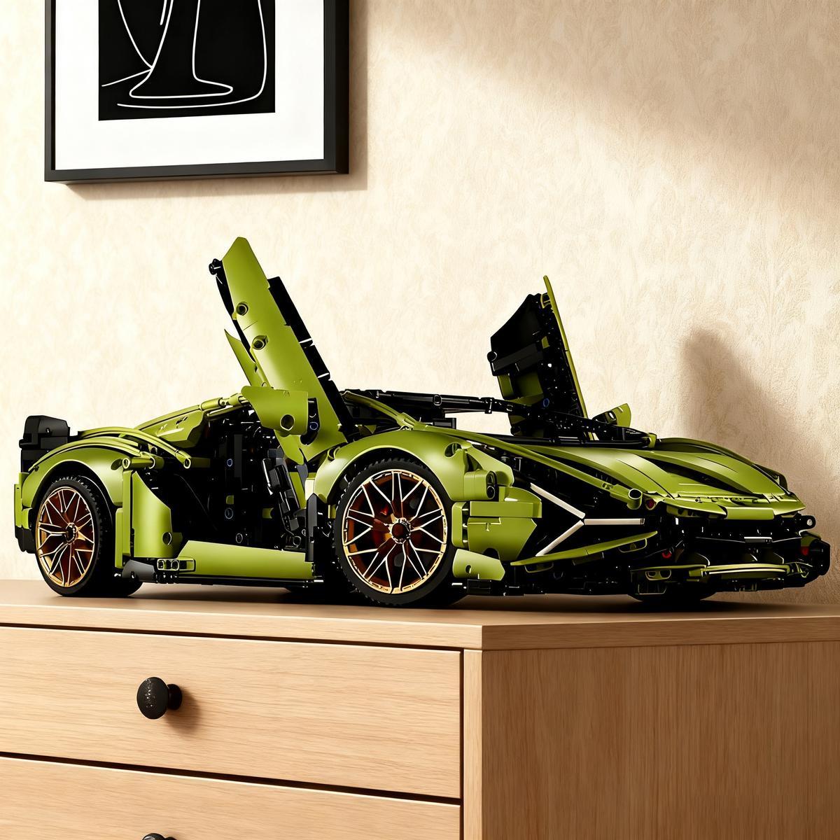 ウエッサイチカーノセット！ 3696 Pieces Technic Sets for Adults - 1:8 scale Building car, 23.4