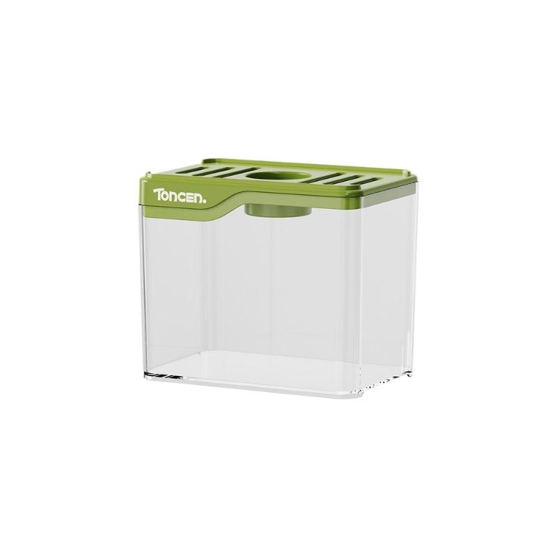 1PC Small Household Fish Tank for Living Room, Desktop Transparent Aquarium, Multifunctional & Decorative Goldfish Bowl with Beautiful Landscape Design, Clear View, Sturdy Structure, Space-Saving, Perfect for Home Office Desktop Decoration and Fish Breedi