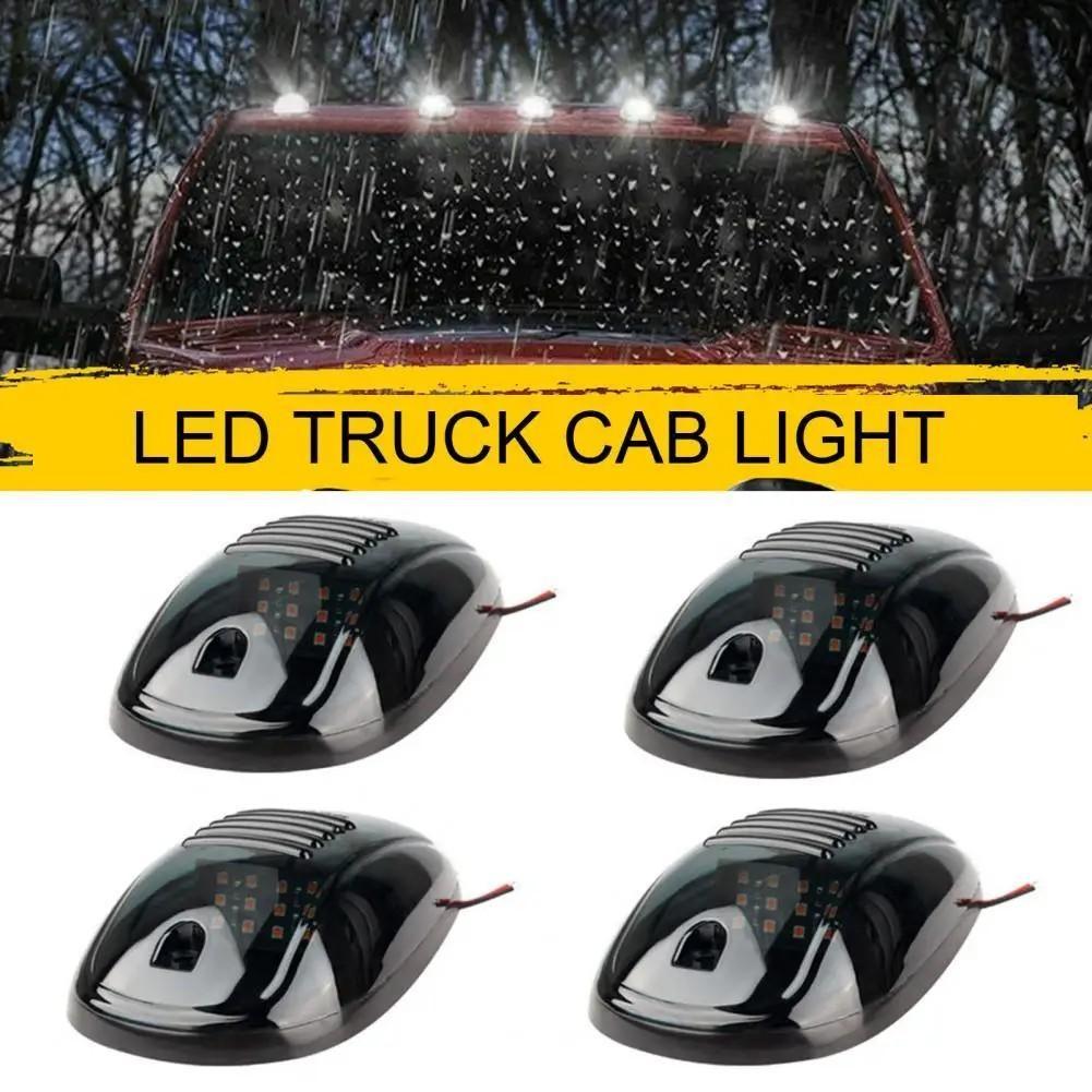 New Smoked 5 Pcs 12 LED Vehicle Car Cab Roof Running Marker Lights for Truck SUV Off Road Set Bulb Lamp Car Styling