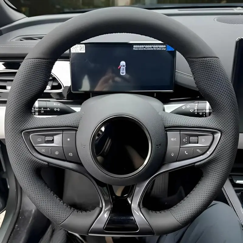 For BYD Seal 06GT 25-26 Models Hand-Stitched Steering Wheel Cover Lightweight and Breathable, Full Coverage Modification Design