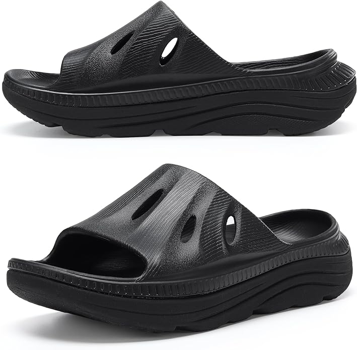 Womens Recovery Sandals Mens Comfortable Athletic Slides Thick Cushion Lightweight Plantar Fasciitis Sport Sliders of Indoor Outdoor,Arch Support Orthotic Open Toe Outdoorfun Womens Recovery Sandals Mens Comfortable Athletic Slides Thick Cushion Lightweight Plantar Fasciitis Sport Sliders of Indoor Outdoor,Arch Support Orthotic Open Toe Outdoorfun