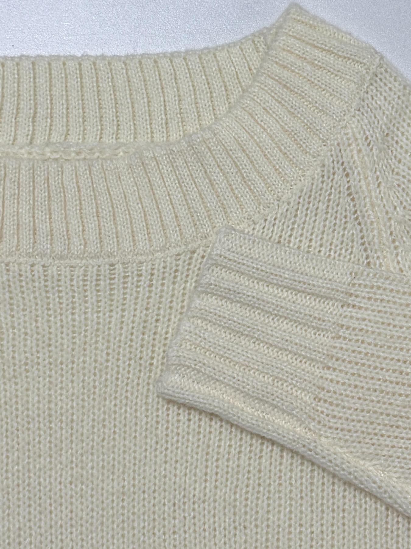 New Women's Autumn Winter Sweater, Casual Fitted Long Sleeve Round Neck Knit Top, Ladies Fashion Pullover for Fall & Winter Seasons