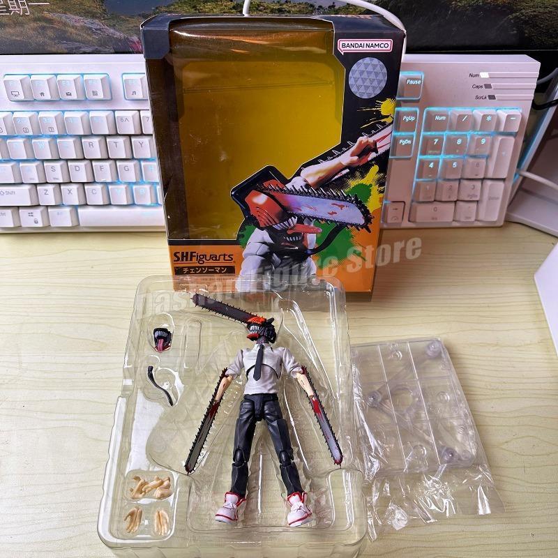 Shf Chainsaw Man Action Figure Denji Figurine PVC Movable Ko Collection Doll Anime 15cm Chainsaw Demon Figures Model Toys Gifts