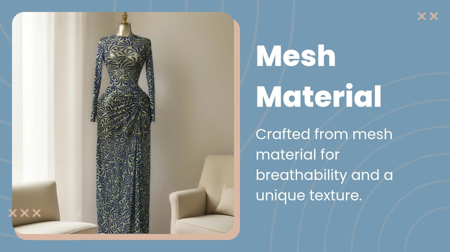 PULKRITU Elegant Women's Print Ruffle Stacked Long Prom Dress, Vacation Birthday Party Outfit Evening Gown, Female Fashion Music Festival Dress, Lady Mesh Sheer Slit Skirt, Evening Dresses