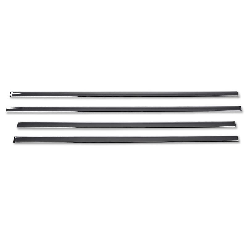 CROSSDESIGN Fit For 14-18 Silverado/Sierra Crew Cab Body Side Molding Trim 4PCS 1/18" Chrome