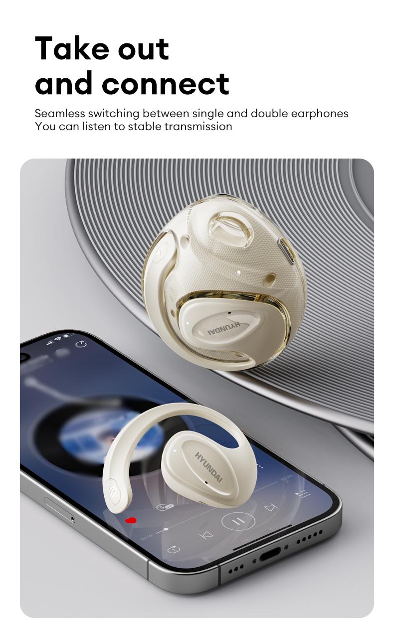 HYUNDAI X15 Ultra Wireless Bluetooth Headset 5.4 OWS Waterproof Sport Headsets Noise Reduction Headphones With Mic Earbuds Automatic Stereo HYUNDAI X15 Ultra Wireless Bluetooth Headset 5.4 OWS Waterproof Sport Headsets Noise Reduction Headphones With Mic Earbuds Automatic Stereo