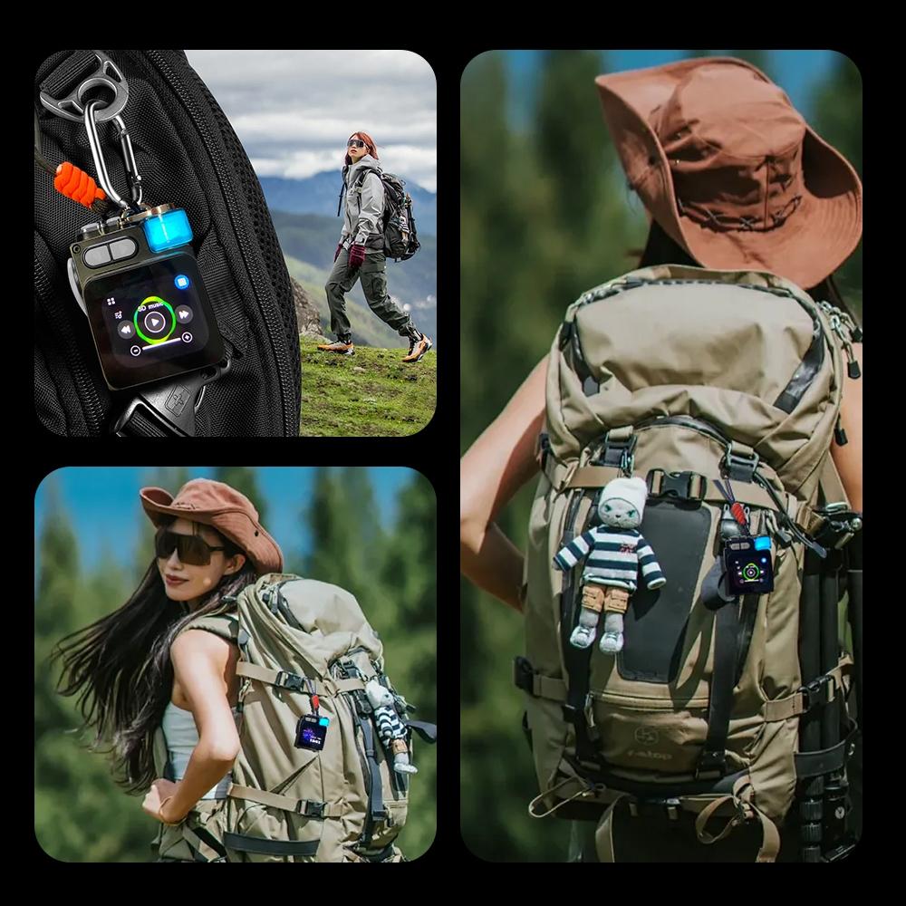 Mini Bluetooth-compatible Speaker, Multi-Functional Touch Control LCD Color Screen, Elegant Design Perfect Gift, TF Card Slot Available