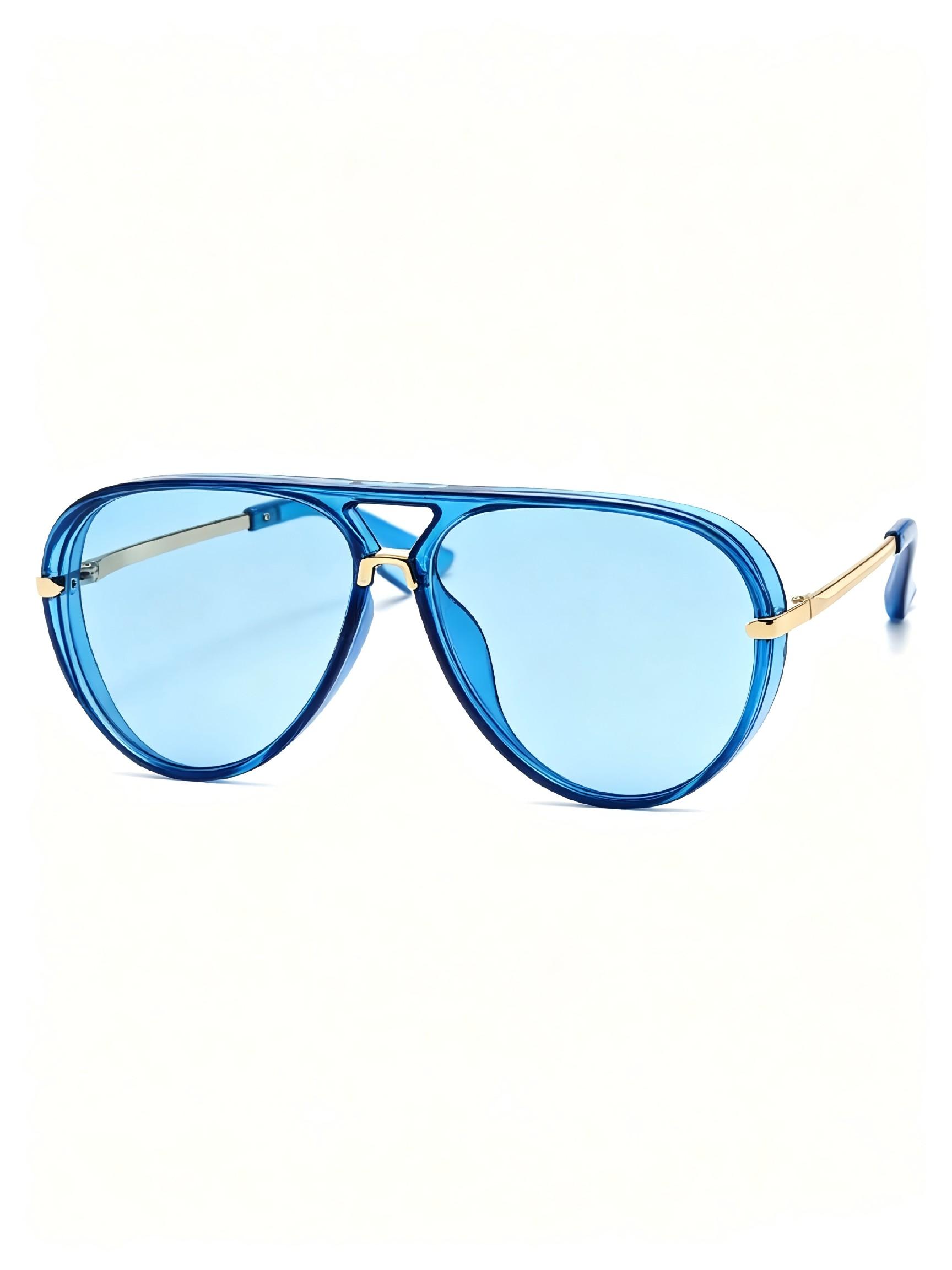 5 Pieces New Fashion Eyewear Set, Unisex European Style Aviator Sunglasses, Trendy Streetwear Shades, Daily and Summer Glasses