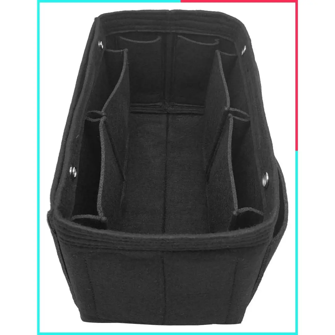 Purse Organizer Insert Multi-Pocket Bag Shaper | Zipper Tote Handbag Organizer, Various Sizes