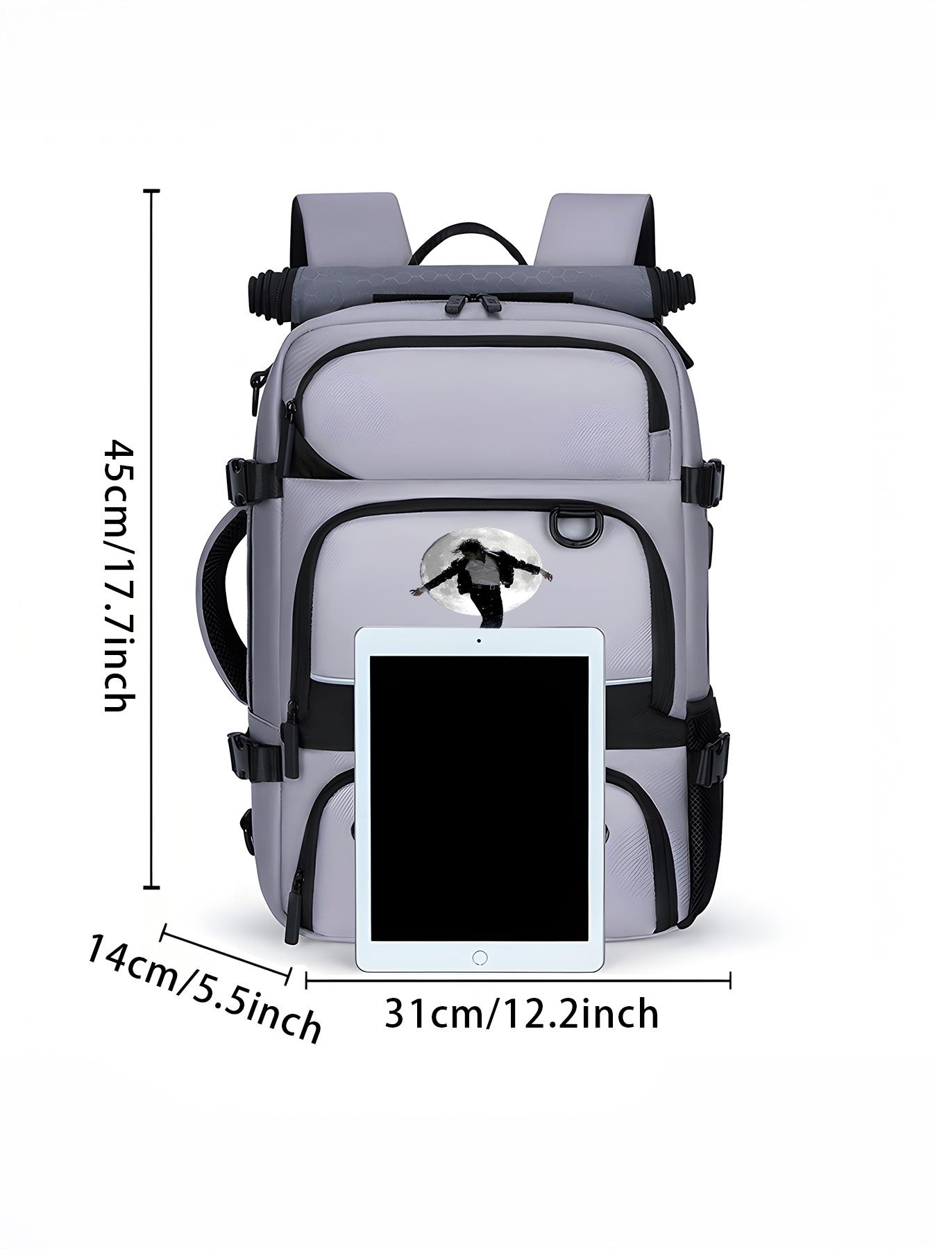 This hiking backpack, reminiscent of Michael Jackson's moonwalk, features a multi-layered design and is perfect for back-to-school or New Year's gifts.