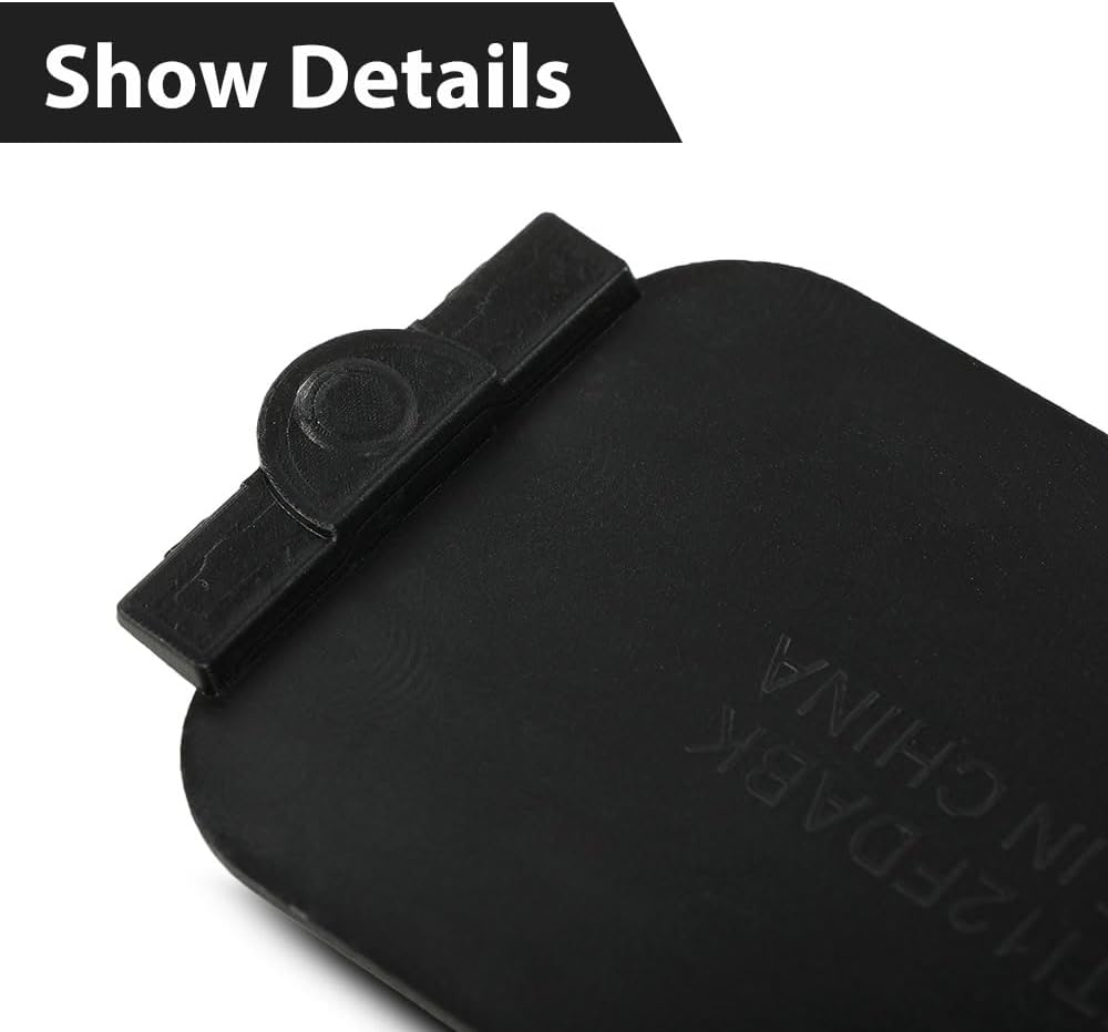 G-PLUS 2Pcs Factory Truck Bed Rail Cap Bedrail Insert Plug Box Fit For Ford F150 F250 Upgraded Version