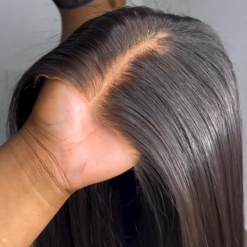 6x4 Body Wave Glueless Wig Human Hair Pre Plucked Pre Cut Glueless Lace Front Wig Ready to Wear 4x6 Body Wave Closure Wig Human Hair 180% Density Human Hair Wigs TikTokShopBlackFriday