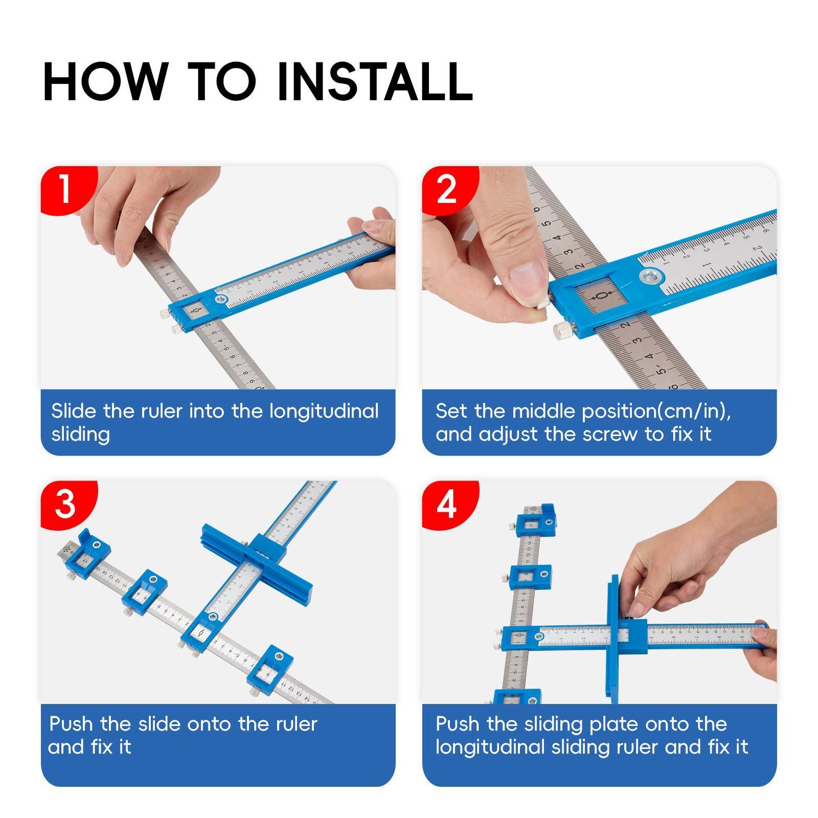 Cabinet jig in use on drawer