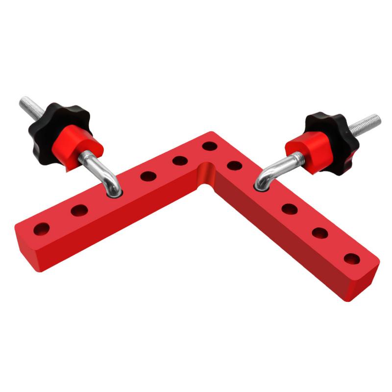 7-piece set of 90-degree precision right-angle jigs, carpenters holding fixing jig tools, jig support molds, and clip buckles are suitable for precise carpenter's corner operation of photo frames/boxes/cabinets/drawers, Clamp With Thread
