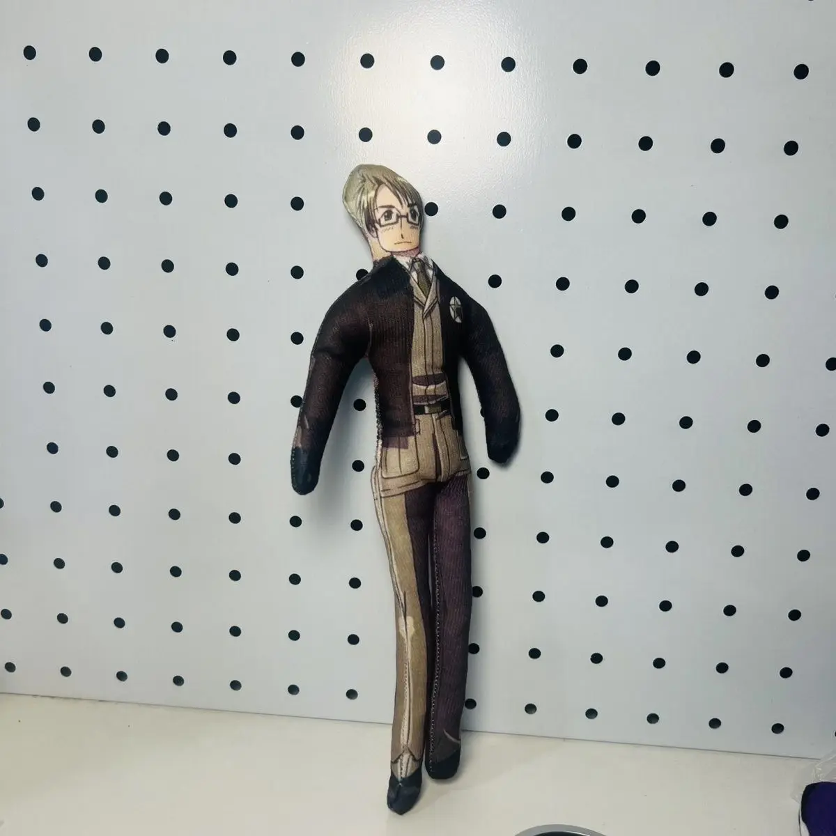Hand-made Anime Hetalia Alfred Arthur Cosplay Plush Doll Abstract Wire Skeleton Twistable Stuffed Figure Room Decoration Gift