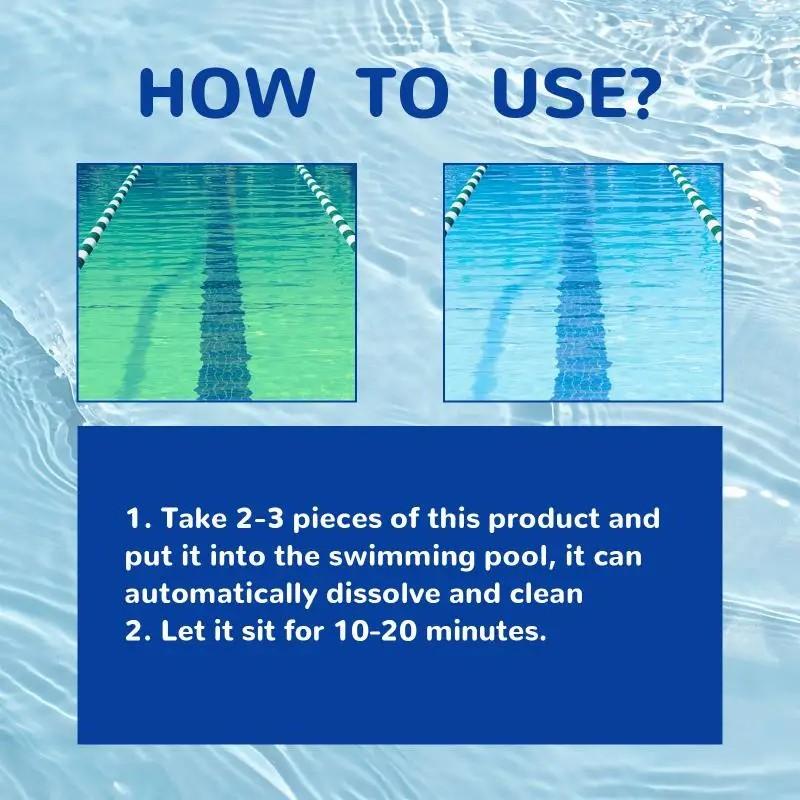 Pool Winterizing Cleaner, Fast Acting Water Clarifier, Flocculant, Prevents Turbidity, Odor Eliminator, Ideal for Family Pools, Pool Cleaner Tablets Pool Winterizing Cleaner, Fast Acting Water Clarifier, Flocculant, Prevents Turbidity, Odor Eliminator, Ideal for Family Pools, Pool Cleaner Tablets