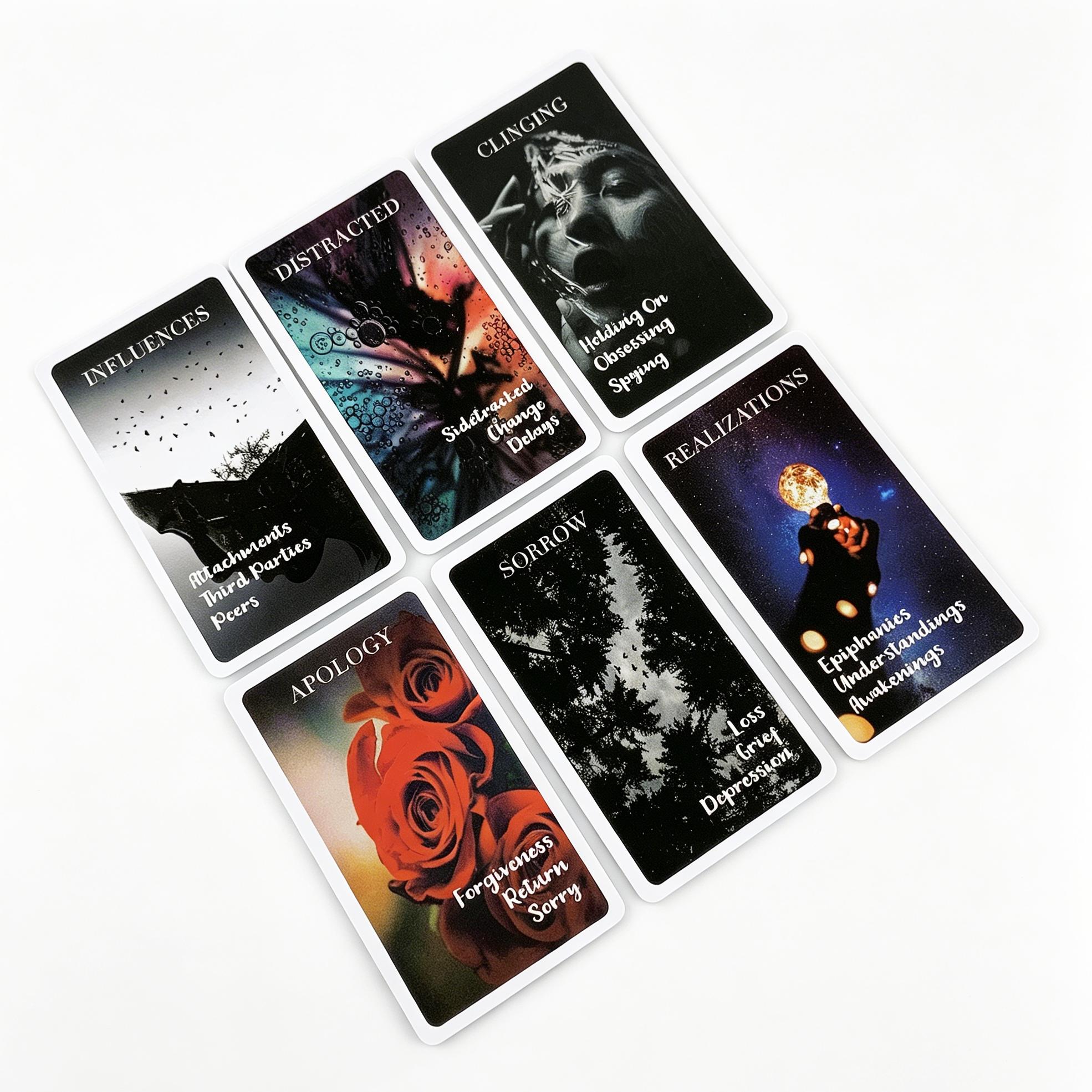 78-Card Tarot Deck, Tarot Cards for Beginners, Party Divination Board Game, Fate Prediction Card Game, Fun & Relaxing, Soul Finding, Ideal Gift for Tarot Enthusiasts